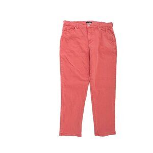 Basic Editions Classic Fit Straight Women's‎ size 16 Salmon Pink Denim Jeans
